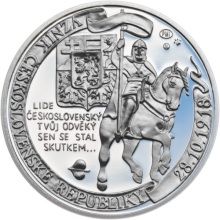 Muži 28. října - stříbro 1 Oz Proof