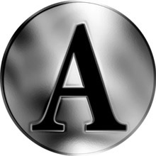 Náhled Averzní strany - Česká jména - Anita - velká stříbrná medaile 1 Oz