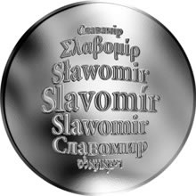 Náhled Reverzní strany - Česká jména - Slavomír - stříbrná medaile